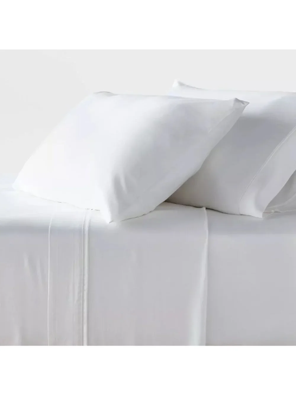 Threshold Twin or Twin XL True White 3 Piece Sheet Set Cool 100% Tencel Lyocell